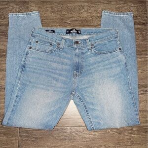 Hollister Men's Sky Blue Skinny Jeans
